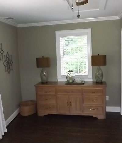 Master bedroom sitting nook